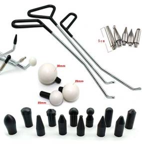lot 98 image: Brand New Paintless Dent Repair Tools Set (3 Pieces Rod 20 Pieces Pen) $65.99 Retail B