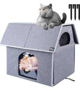 lot 189 image: Brand New MIU Color Large Weatherproof Cat House $49.99 Retail B