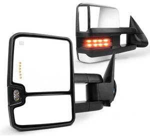lot 179 image: Brand New SCITOO Pair Towing Mirrors For Chevrolet For GMC C1500 C2500 C3500 K1500 K2500 K3500 1988-1998 $129.99 Retail B