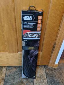 lot 420 image: New Disney Star Wars Auto Sun Shade Reversible UV Protection P