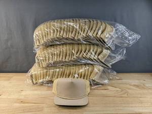 lot 115B image: 36 Brand New Yupoong Snapback Beige Hats OSFM A