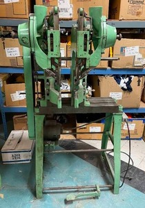 Commercial Chicago #214 Dual Head Riveter Machine *U