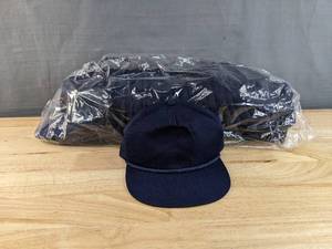 lot 4C image: 288 Brand New Yupoong Navy Slide Back Hats OSFM A