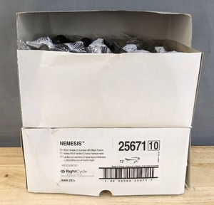 lot 217 image: 24 KleenGuard Nemesis Safety Glasses IRUV Shade 5.0 Lenses with Black Frames K