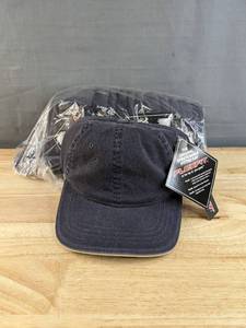 lot 24H image: 60 Brand New Yupoong Navy and Khaki Flexfit Hats OSFM A