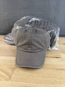 lot 28H image: 60 Brand New Advantage Series LTD. Charcoal and Black Hats OSFM A