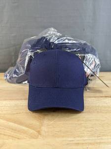 lot 108H image: 48 Brand New Yupoong Flexfit Navy Hats Size LXL A