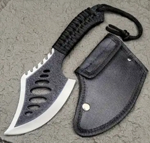 lot 17C image: Brand New 5 Compact Outdoor Survival Knife with Sheath N