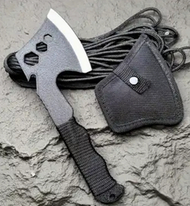 lot 24C image: Brand New 4 Compact Outdoor Survival Knife with Sheath N