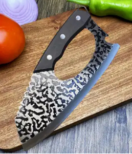 lot 38C image: Brand New 8 Stainless Steel Ergonomic Kitchen Knife N