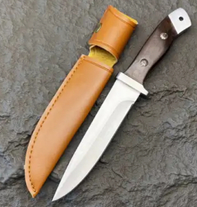 lot 10C image: Brand New 5.5 Fixed Blade Knife with Sheath N