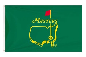lot 11A image: Brand New 3 x 5 Masters Green Golf Flag N