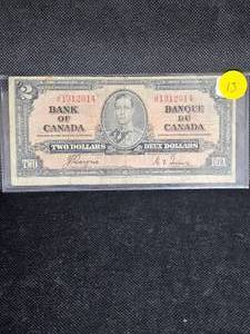 lot 13 image: 1937 $2 Canadian