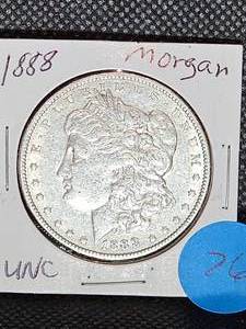 lot 76 image: 1888 Morgan UNC
