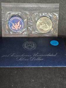 lot 105 image: 1974 IKE 40% Silver UNC, From Treasury
