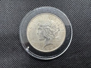 lot 28 image: 1922-D Peace Silver Dollar