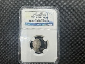 lot 92 image: 2011 S 5C Early Release NGC PF 69 Ultra Cameo