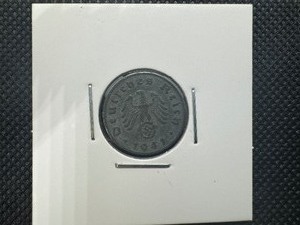 lot 96 image: 1941 5 Reichspfennig World War II Era Germany