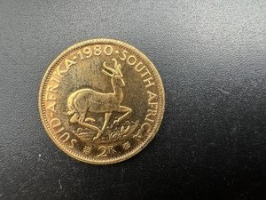 1980 South African Gold 2 Rand Coin (0.236 Oz. Gold)