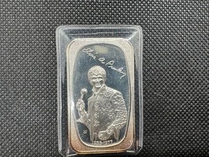 Elvis Presley 1 Oz. .999 Silver Bar Dahlonega Mint