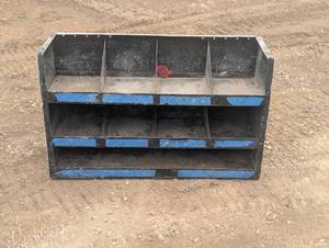 lot 67 image: 36 inch Multi Compartment Metal Organizer