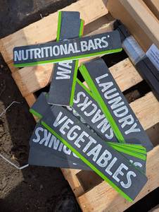 lot 78 image: Plastic Grocery Signage
