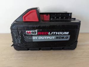Milwaukee M18 18-Volt Lithium-Ion High Output Battery Pack 6.0Ah