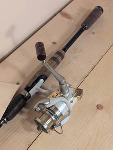 lot 54 image: Fenwick HMX 570 7 Rod with Shimano 100FG Stradic Reel