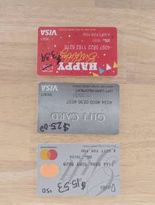 lot 67 image: $43.92 in Visa Gift Cards - Confirmed - 3 Cards