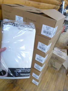 12 Cases of Form & Function Disposable Tablecovers