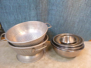 Mixing Bowls and Strainers
