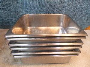 6 Stainless Steam Table Pans