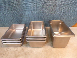 8 Stainless Steam Table Pans
