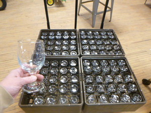 100 Glass Goblets