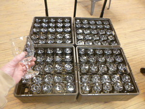 100 Glass Goblets