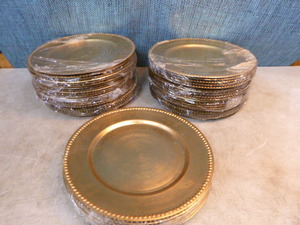 47 Gold Decorative Plates