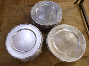 47 Silver Decorative Plates