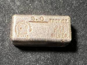 5 TROY OZ .999 FINE SILVER PHOENIX METALS BAR