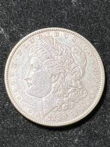 1889 US MORGAN SILVER DOLLAR