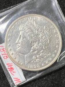 1898 US MORGAN SILVER DOLLAR UNC