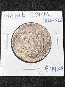 1920 US MAINE COMMEM HALF DOLLAR