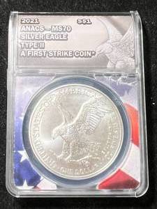 2021 TY.2 AMERICAN SILVER EAGLE ANACS MS70