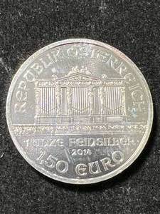 2014 AUSTRIAN PHILHARMONIC 1 TROY OZ .999 FINE SILVER
