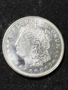 1 TROY OZ .999 FINE SILVER MORGAN DOLLAR ROUND