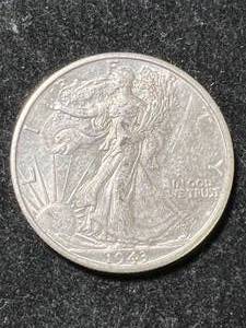 1943-D US WALKING LIBERTY HALF DOLLAR