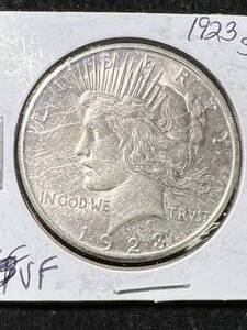 1923-S US PEACE SILVER DOLLAR