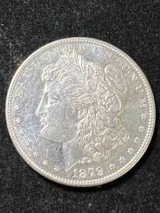 1879-S US MORGAN SILVER DOLLAR