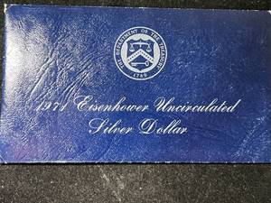 1971 US EISENHOWER UNC SILVER DOLLAR