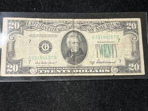 1950B US $20 FEDERAL RESERVE NOTE