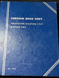 US LINCOLN HEAD CENT BOOK 1941-1970D